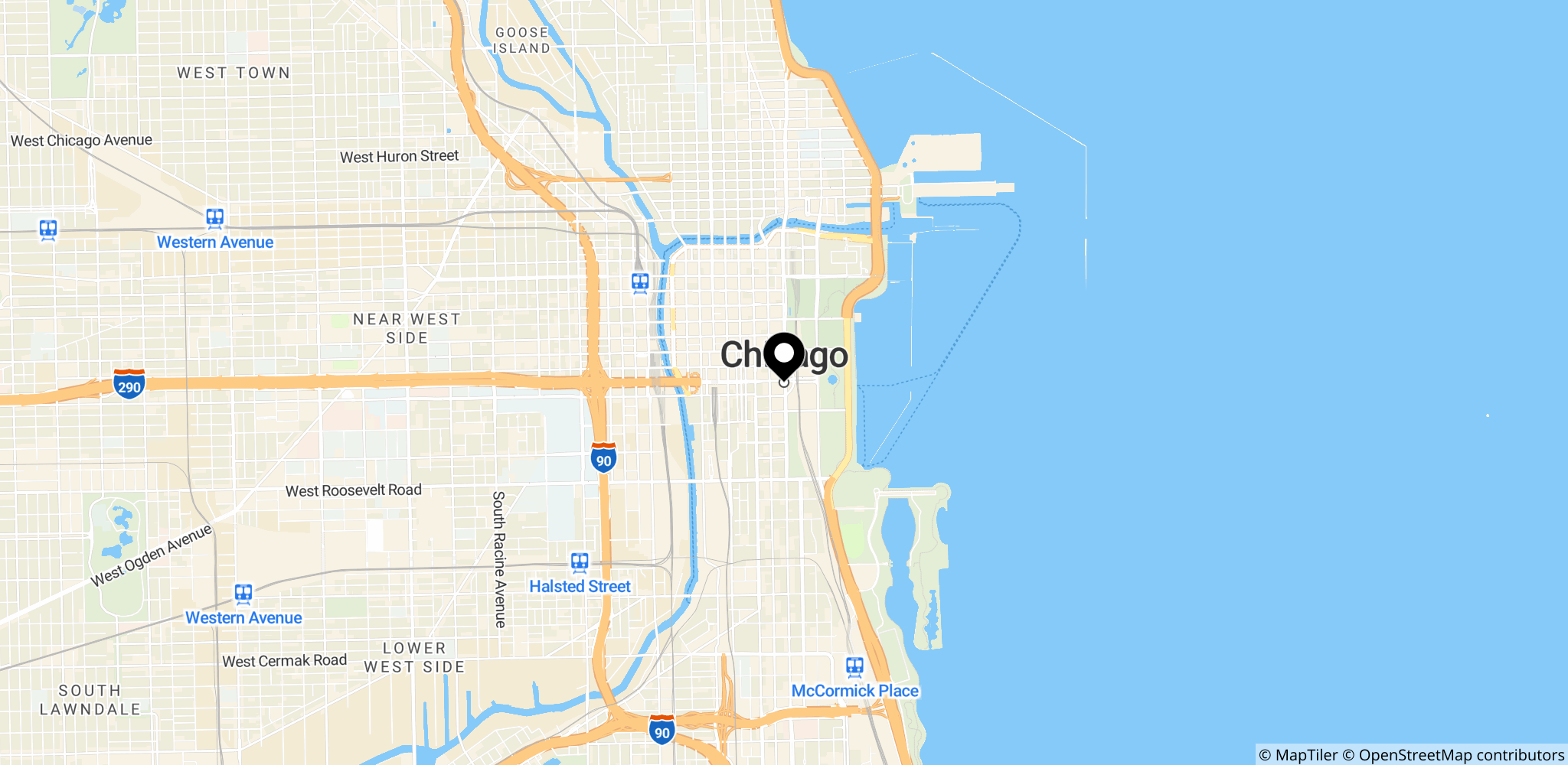 Chicago, Illinois, USA – oprindelsesstedet for Rodriguez' rejse til Washington før angrebet.