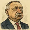 Alexander Beglov karikatur