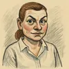 Barbara Gaardlykke Apol karikatur