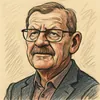 Bjarne Laustsen karikatur