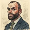 Bjørn Brandenborg karikatur