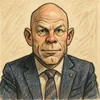 Carsten Bach karikatur