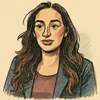 Cecilie Liv Hansen karikatur
