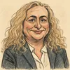 Charlotte Bagge Hansen karikatur