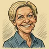 Charlotte Munch Pasler karikatur