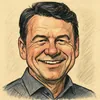 Christian Friis Bach karikatur