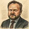 Dan Jørgensen karikatur