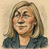 Eva Flyvholm karikatur