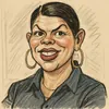 Franciska Rosenkilde karikatur