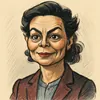Gunvor Wibroe karikatur