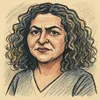 Halime Oguz karikatur