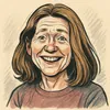 Helle Bonnesen karikatur