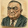 J. Edgar Hoover karikatur