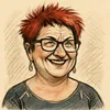 Karin Gaardsted karikatur
