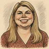 Katrine Evelyn Jensen karikatur