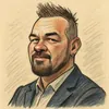 Kristian Bøgsted karikatur