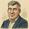 Lars Aagaard karikatur