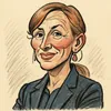 Lea Wermelin karikatur