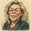 Lise Bech karikatur