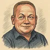 Malte Larsen karikatur