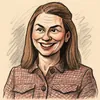Mette Abildgaard karikatur