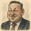 Mikkel Dencker karikatur