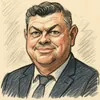 Mogens Jensen karikatur
