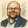 Morten E.G. Brautsch karikatur