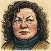 Nanna W. Gotfredsen karikatur