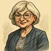 Pia Kjærsgaard karikatur