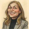 Rosa Eriksen karikatur