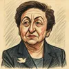 Shirin Ebadi karikatur