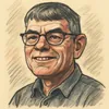 Søren Egge Rasmussen karikatur