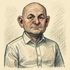 Søren Pape Poulsen karikatur
