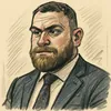 Steffen Larsen karikatur