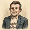 Steffen W. Frølund karikatur