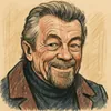 Stephen J. Cannell karikatur
