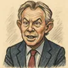 Tony Blair karikatur
