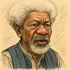 Wole Soyinka karikatur