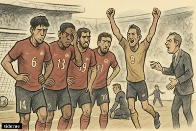 Dejected Canada players near their goal watch Switzerland celebrate in a packed Vancouver stadium after a decisive 2-1 World Cup loss.