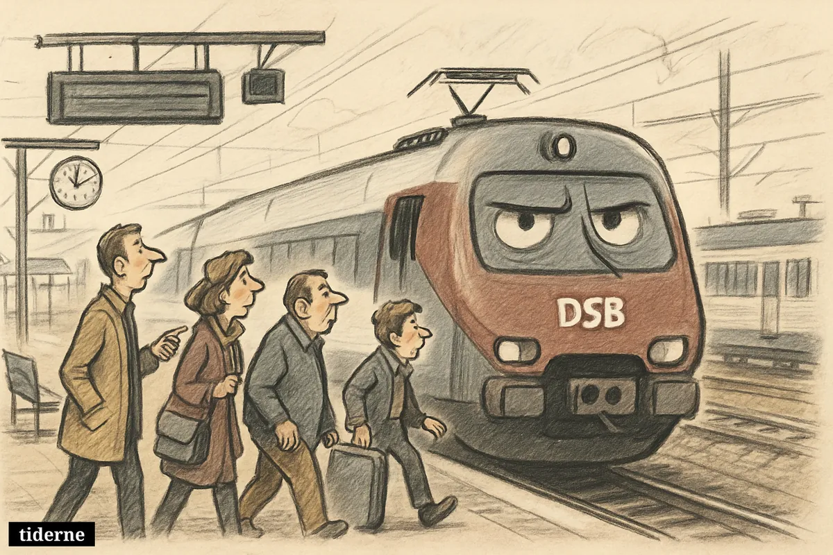 DSB skærer i togdriften på Sjælland