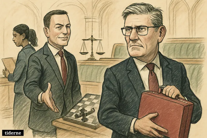 Keir Starmer and Wes Streeting face off in Parliament as Rosena Allin-Khan steps away from a shadow-cabinet bench.