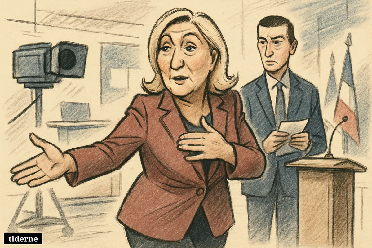 Le Pen tager 2027 og skubber Bardella i baggrunden