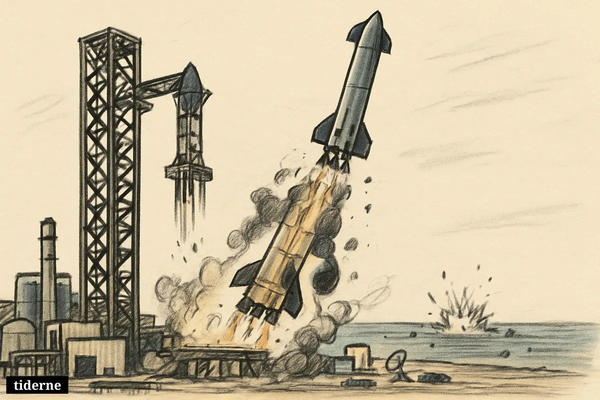 Starship V3 fløj, men fejl ramte SpaceX-test
