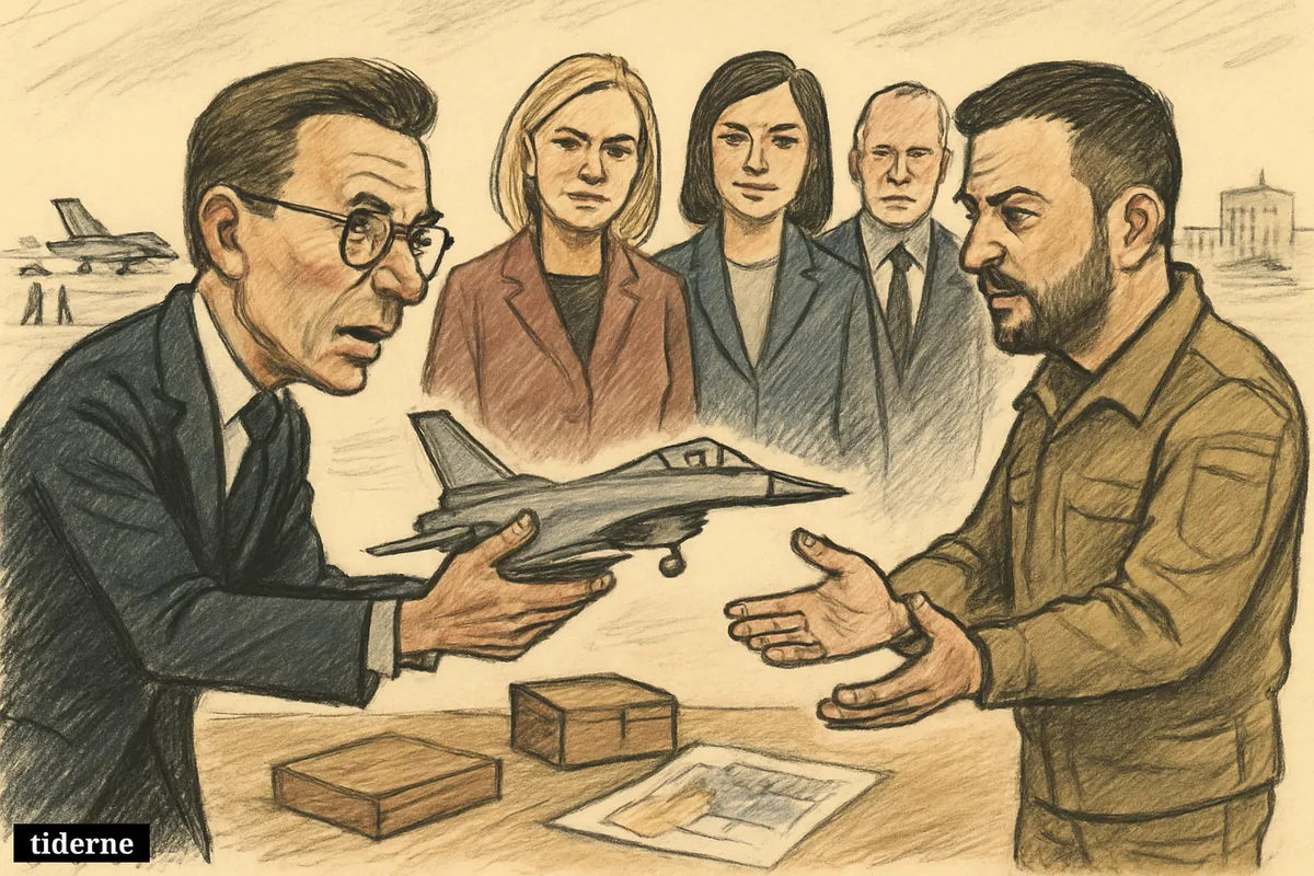 Sverige sender kampfly til Ukraine