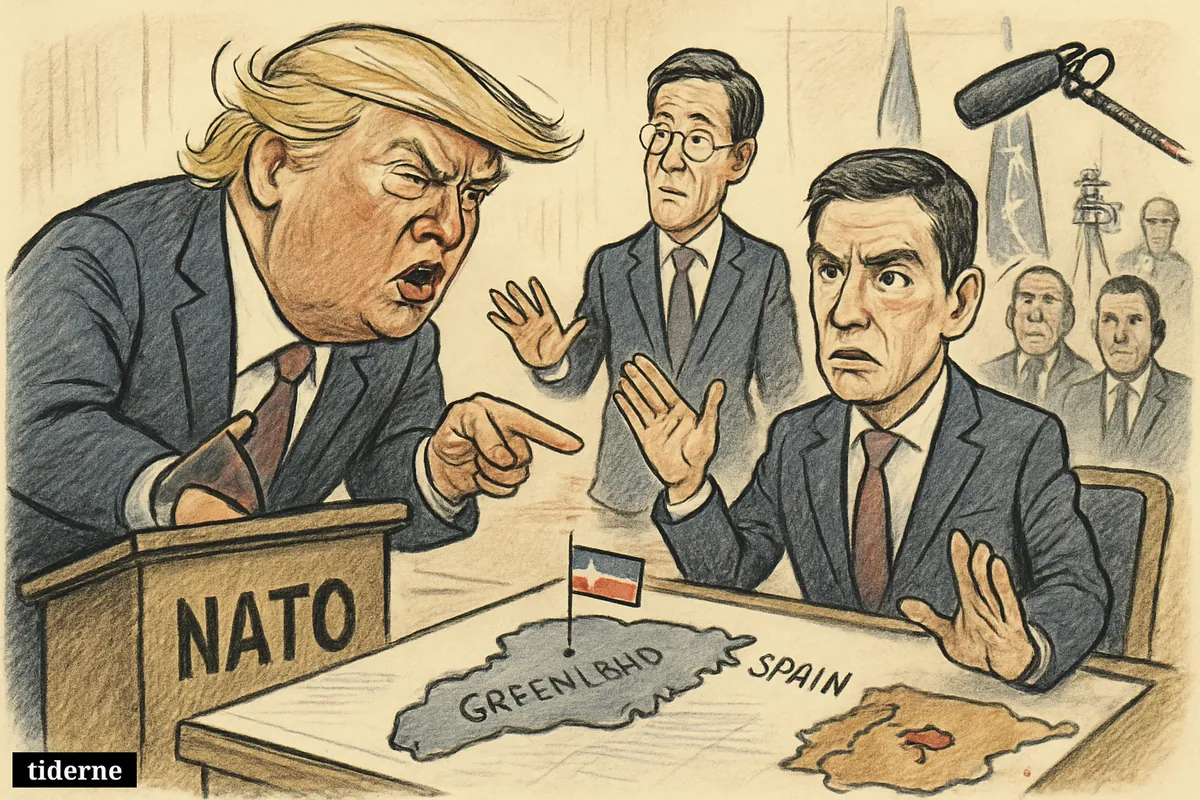Trump angriber Grønland og Spanien på Nato-topmøde