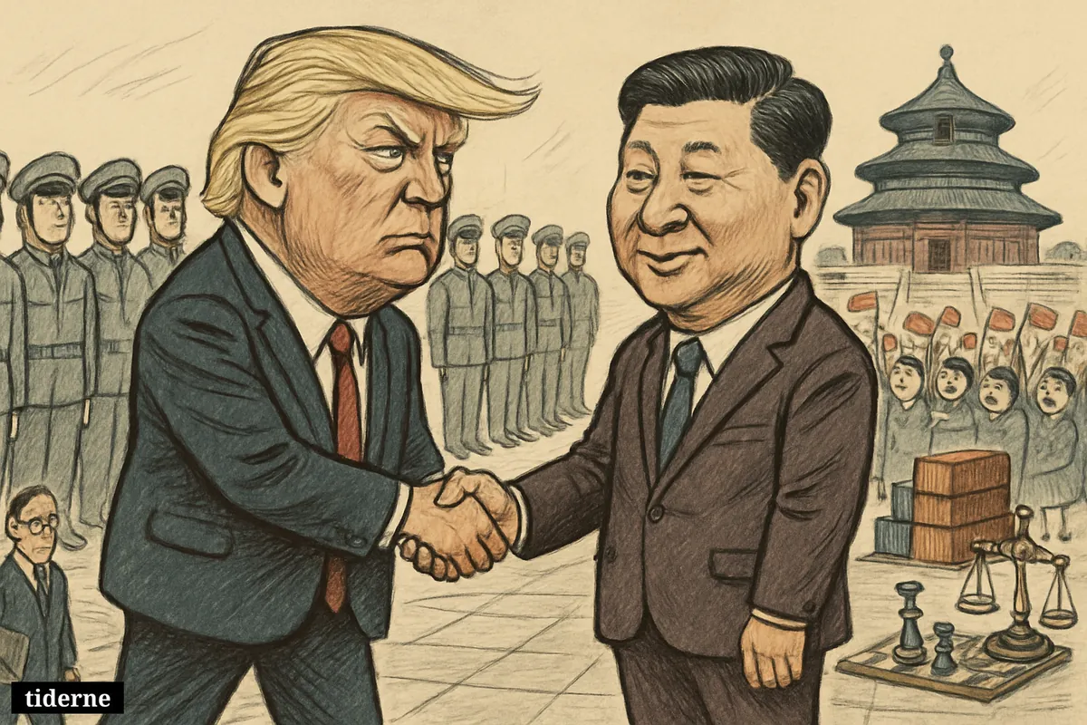 Trump i Beijing: Stort show, få svar
