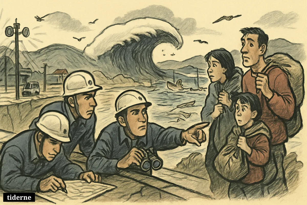 Tsunamivarsel efter kraftigt jordskælv i Japan