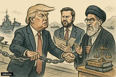 Trump removes a sea blockade barrier as JD Vance and Mojtaba Khamenei cautiously agree beside ships reopening a narrow strait.