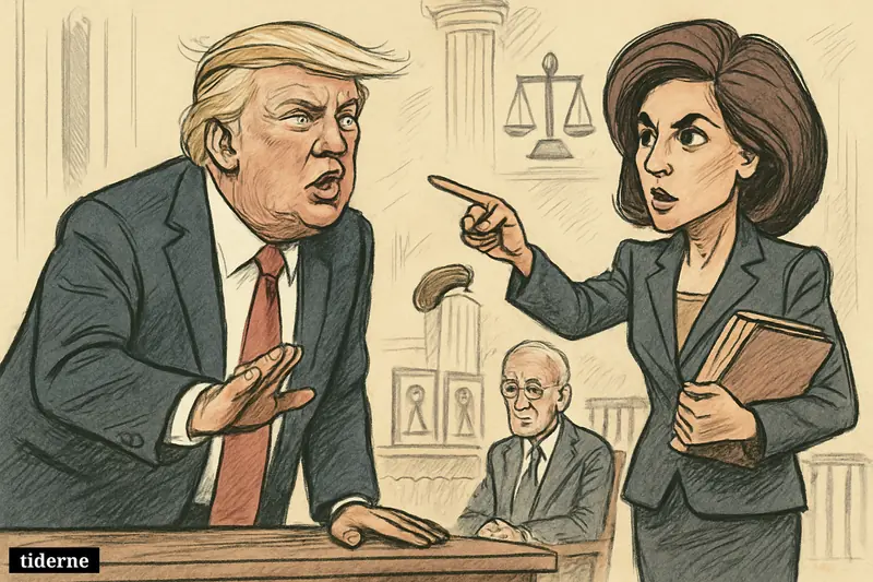Trump and Jeanine Pirro press for harsh justice in a Washington courtroom while Biden watches uneasily beside memorials for embassy staff.